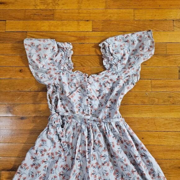 Anthropologie Gal Meets Glam Womens Marianna Floral Dress Fit & Flare Size 4 - Picture 4 of 11